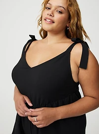 Crepe Wide Leg Overall