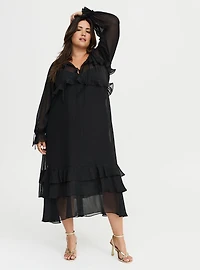 Tiered Ruffle Maxi Dress