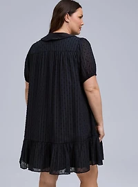 Belle Isle Velvet Collar Drop Waist Dress