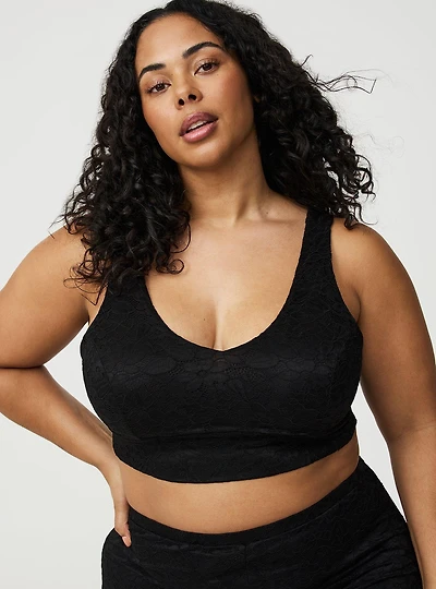 Stretch Lace Sleep Bralette