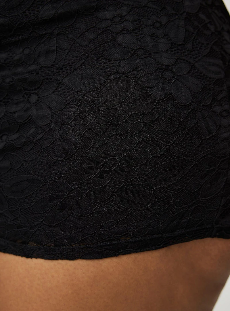 Stretch Lace Sleep Shortie