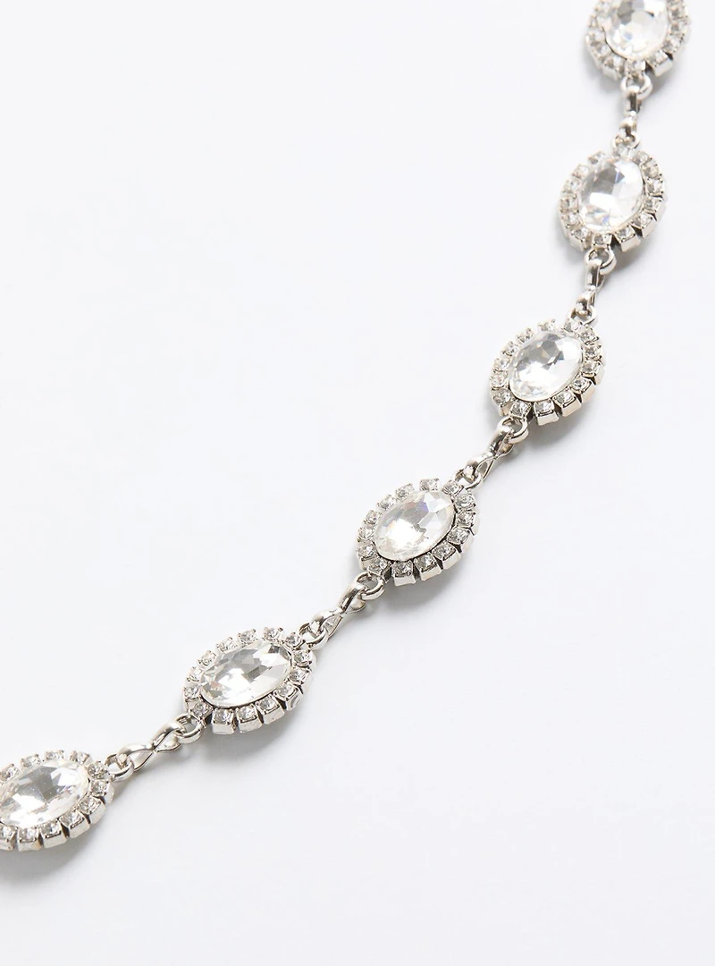 Rhinestone Chain Belt