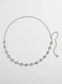 Rhinestone Chain Belt
