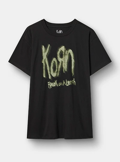 Korn Relaxed Cotton Jersey Tee