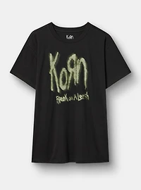 Korn Relaxed Cotton Jersey Tee