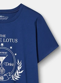 White Lotus Classic Cotton Jersey Tee