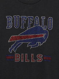 NFL Buffalo Bills Rhinestone Relaxed Fleece Sweatshirt