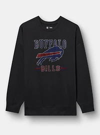NFL Buffalo Bills Rhinestone Relaxed Fleece Sweatshirt