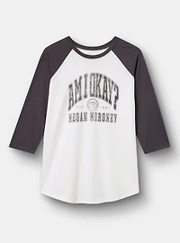 Megan Moroney Cotton Jersey 3/4 Sleeve Tee