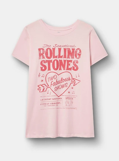 Rolling Stones Relaxed Cotton Crew Tee