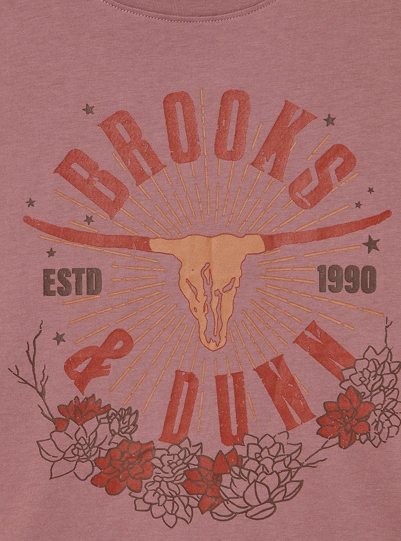 Brooks & Dunn Relaxed Cotton Jersey Tee