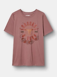 Brooks & Dunn Relaxed Cotton Jersey Tee