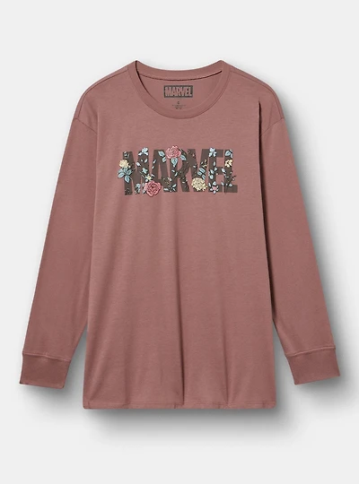 Marvel Cotton Jersey Long Sleeve Tee