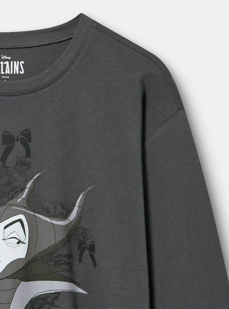 Maleficent Cotton Jersey Long Sleeve Tee