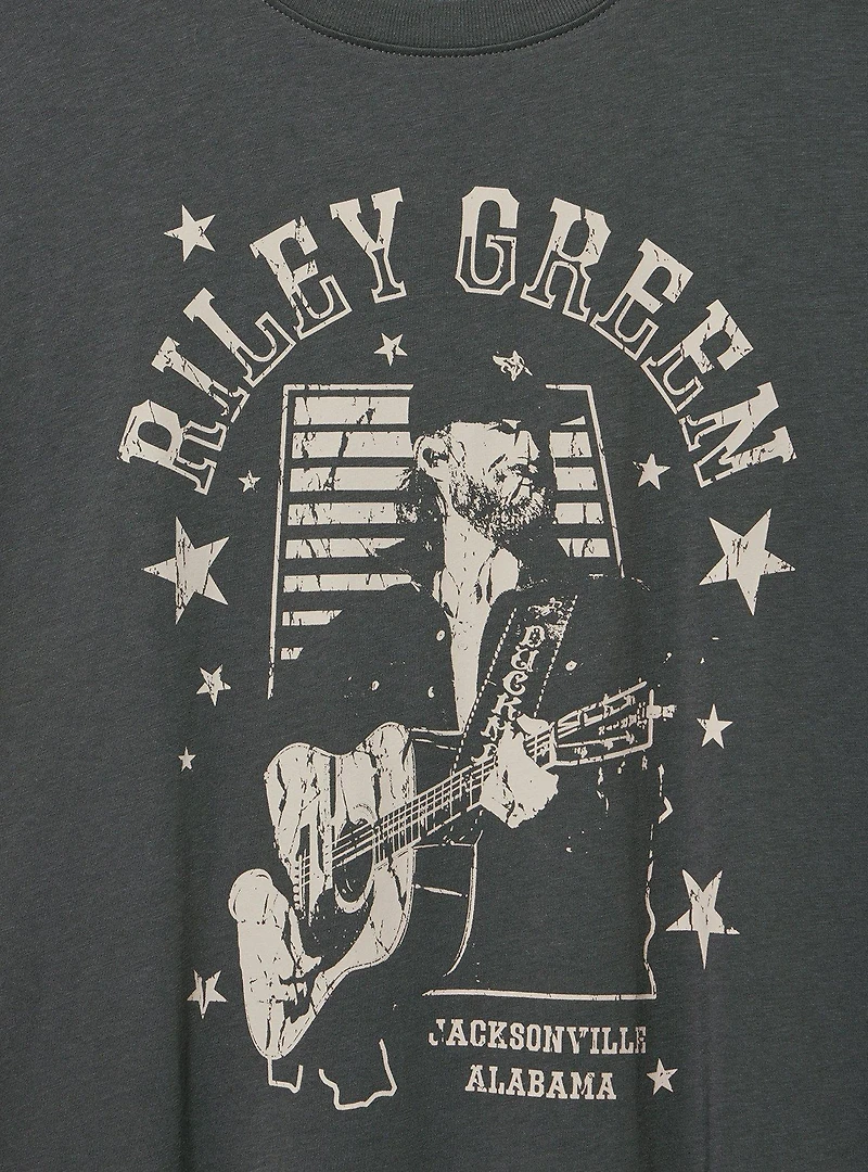 Riley Green Relaxed Cotton Jersey Tee