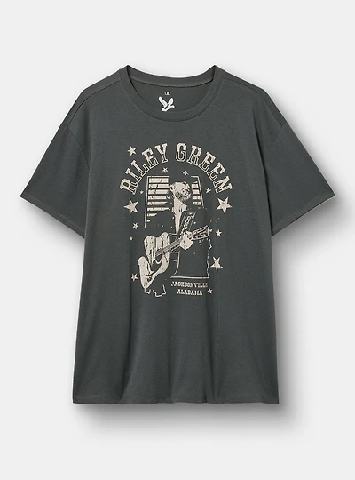 Riley Green Relaxed Cotton Jersey Tee