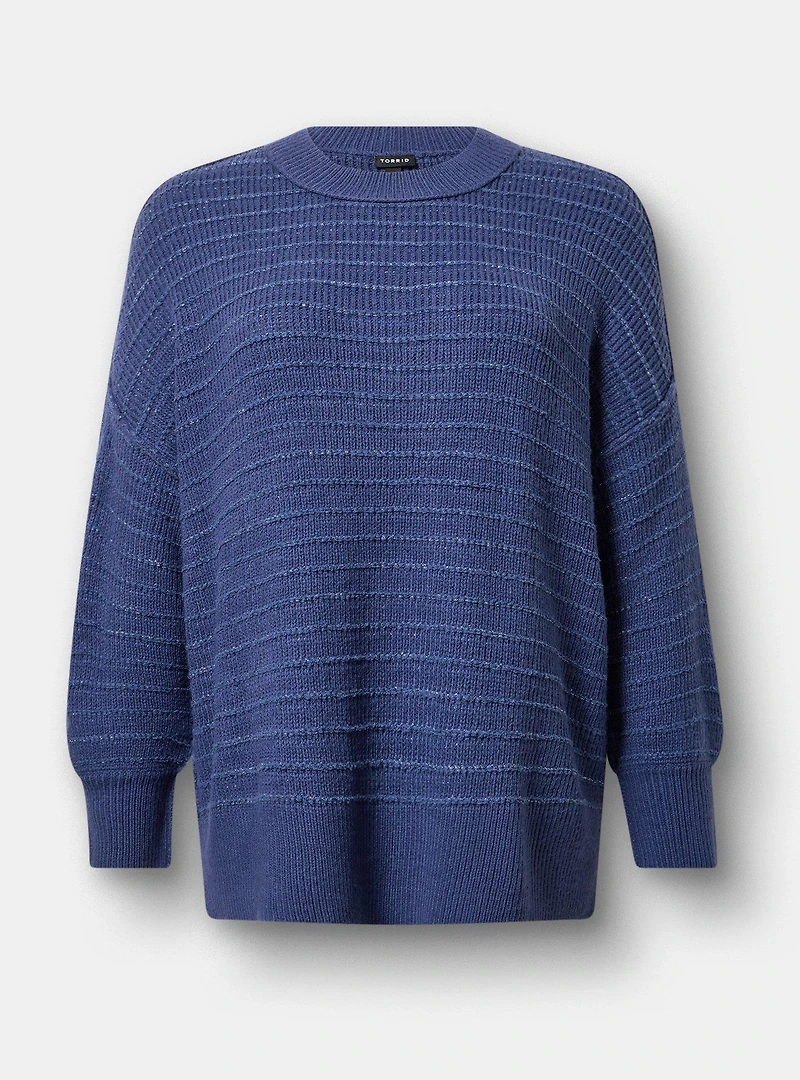 Drop Shoulder Crewneck Sweater