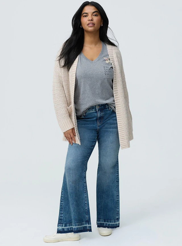 Open Front Cardigan