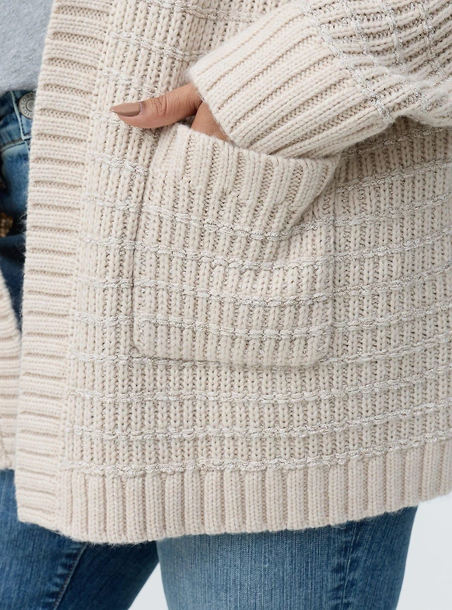 Open Front Cardigan