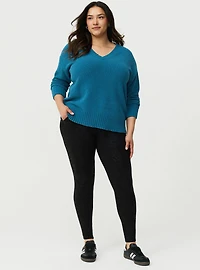 Chenille V-Neck Pullover Sweater