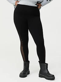 Full-Length Mesh Side Legging