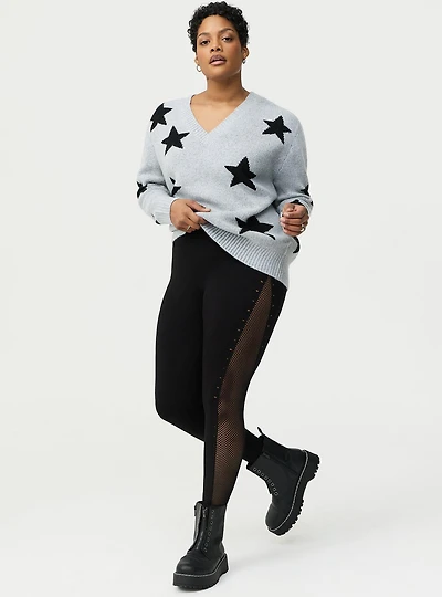 Full-Length Mesh Side Legging