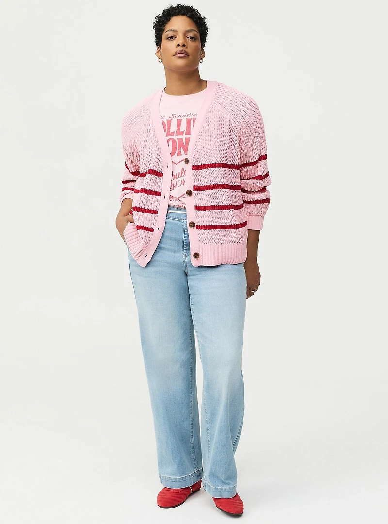 Chenille V-Neck Cardigan