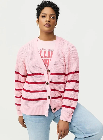 Chenille V-Neck Cardigan