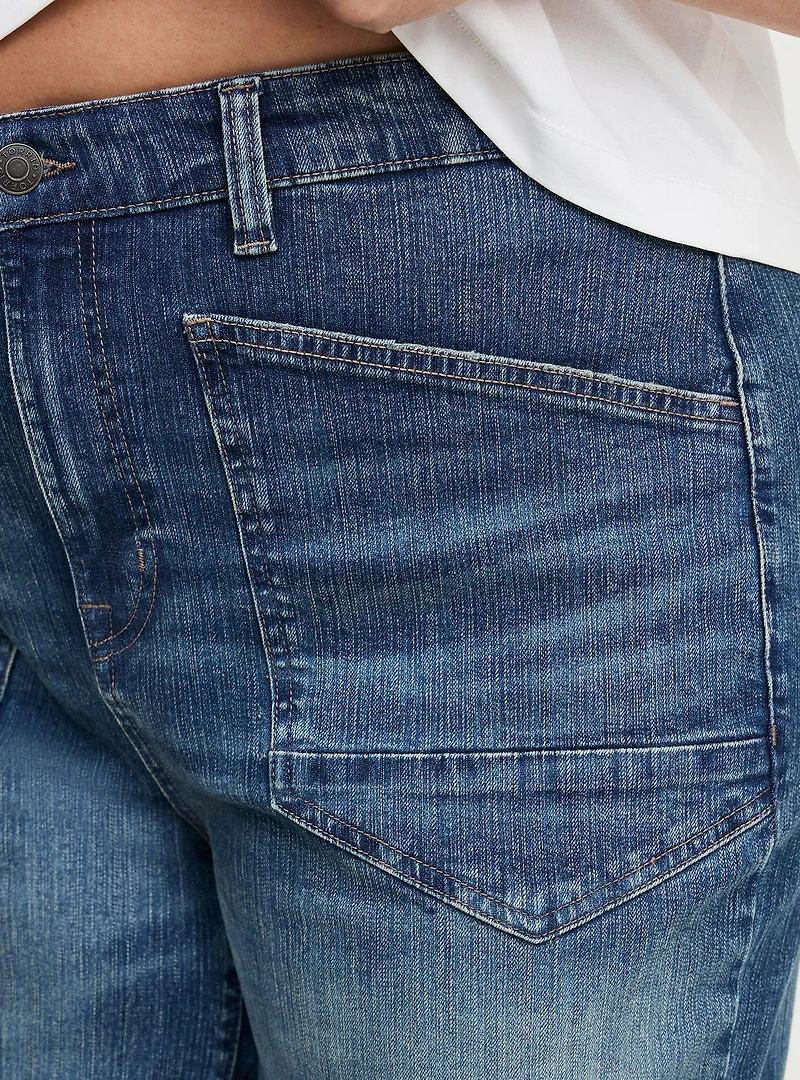 High-Rise Straight Denim Jean