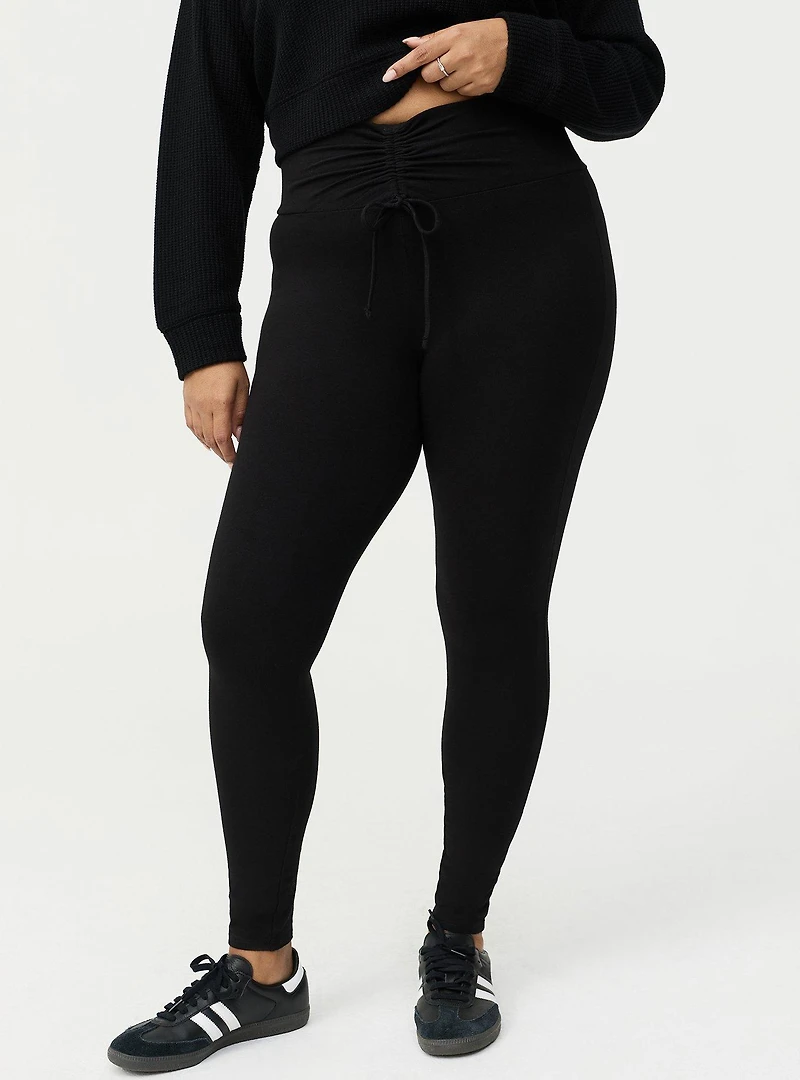 Full-Length Cinched Waist Legging