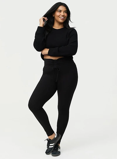 Full-Length Cinched Waist Legging