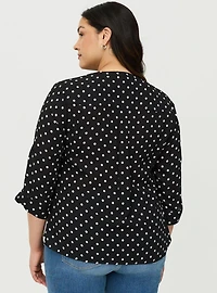 Harper Georgette Straight Hem Blouse