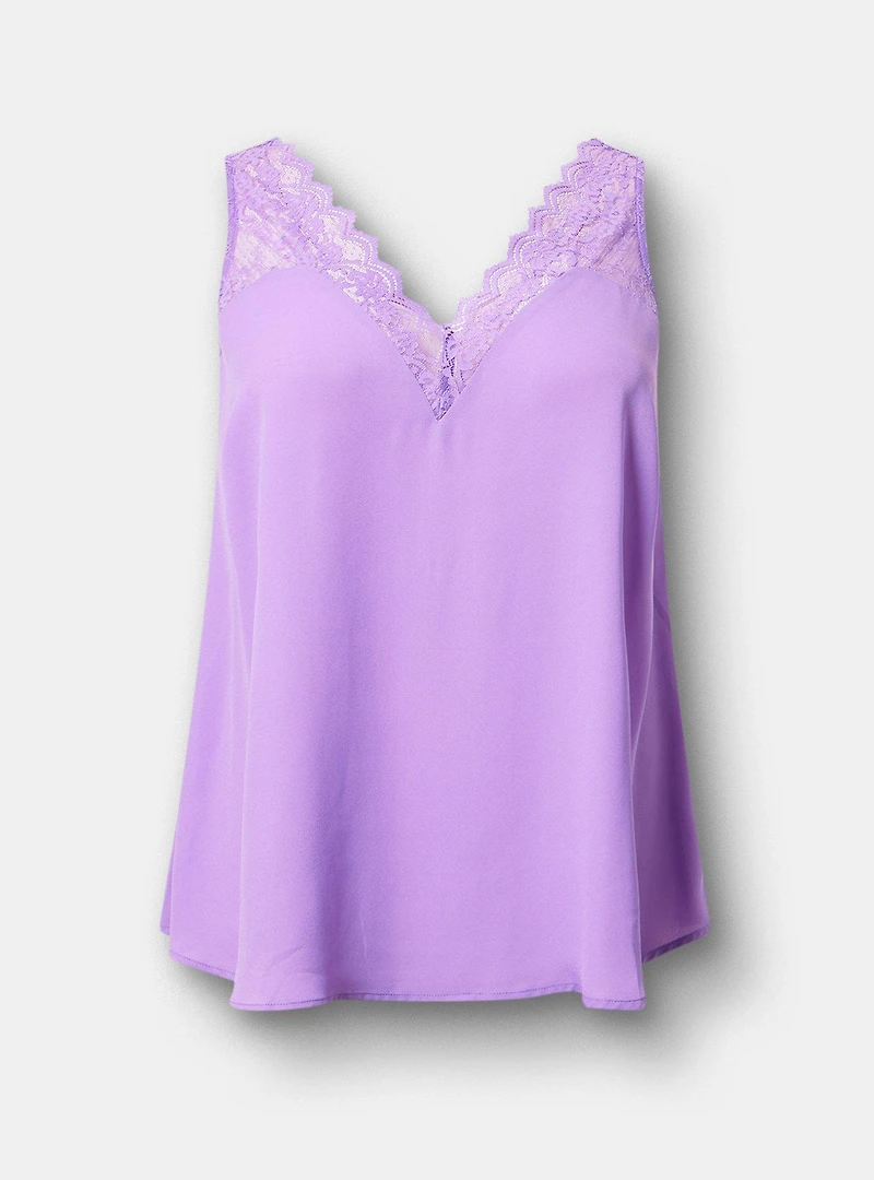 Georgette Lace Detail Cami