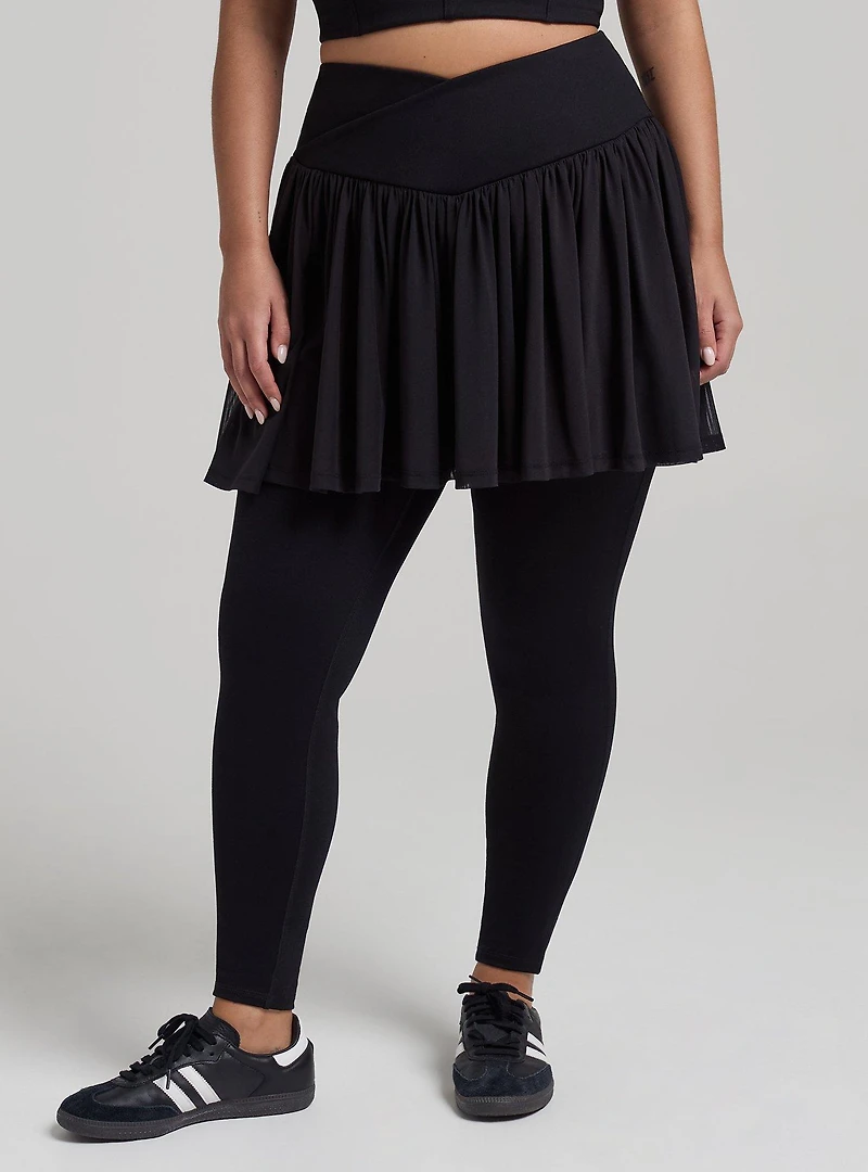 Mesh Active Skirt with Performance Legging