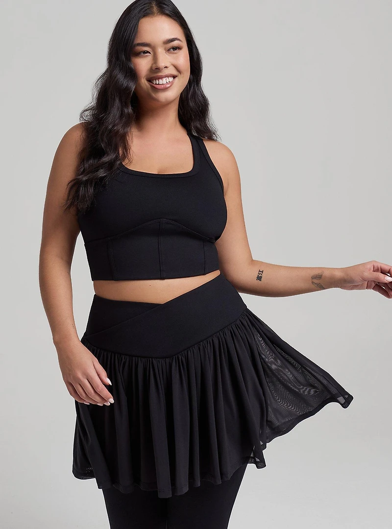 Mesh Active Skirt with Performance Legging