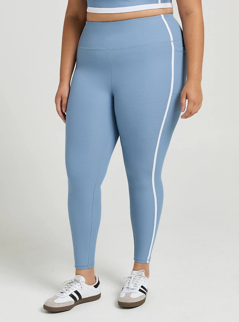 Full Length Active Legging with Piping