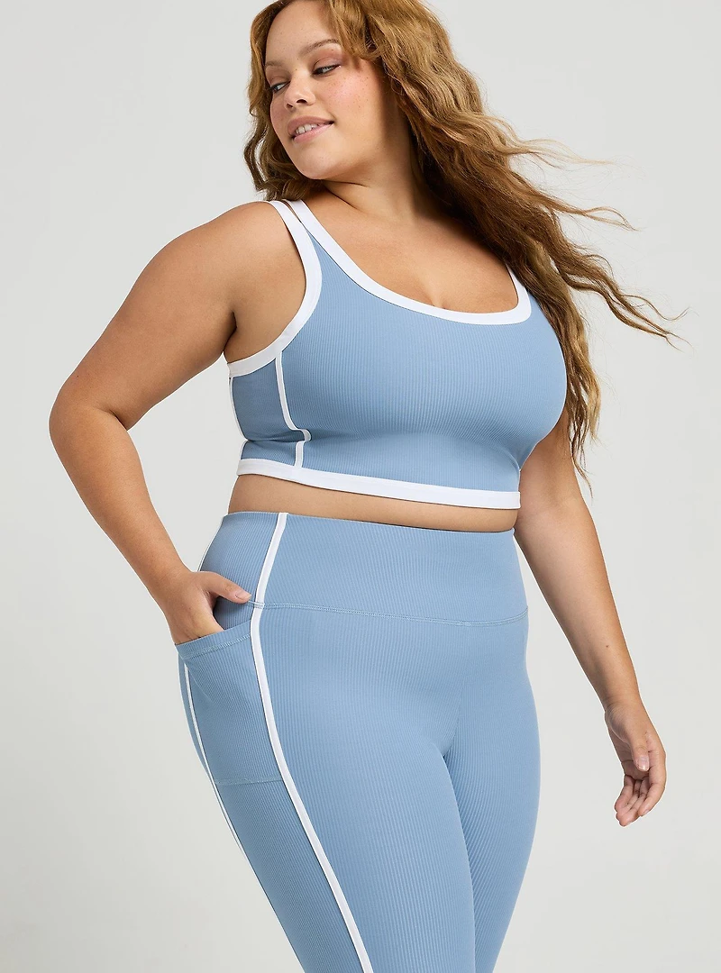 Full Length Active Legging with Piping