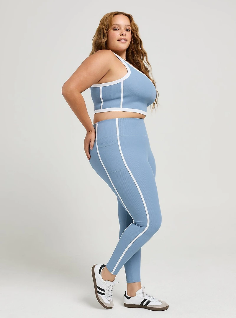 Full Length Active Legging with Piping