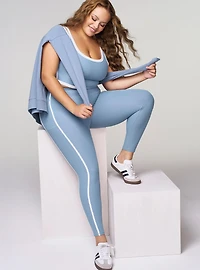 Full Length Active Legging with Piping