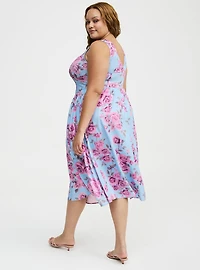 Corset Detail Midi Dress