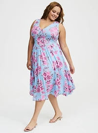 Corset Detail Midi Dress