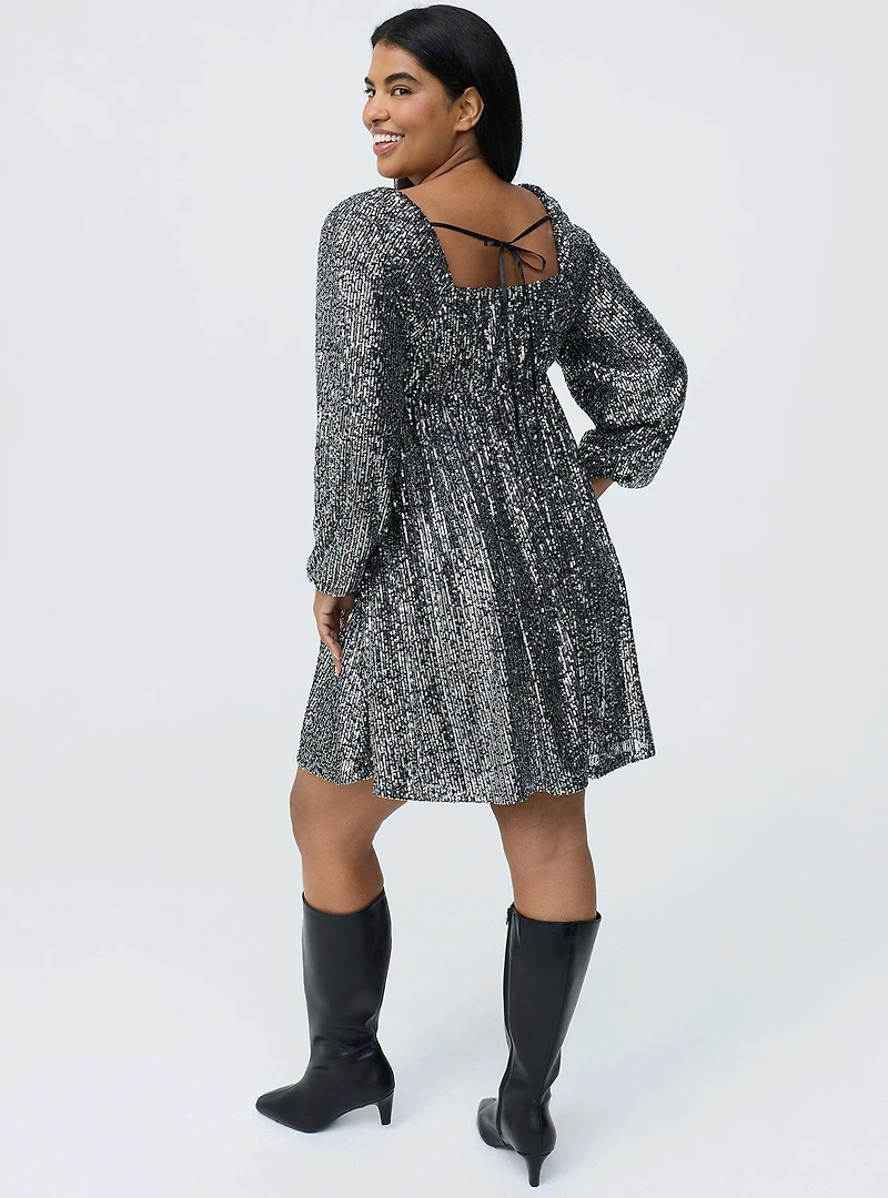 Sequin Mini Dress