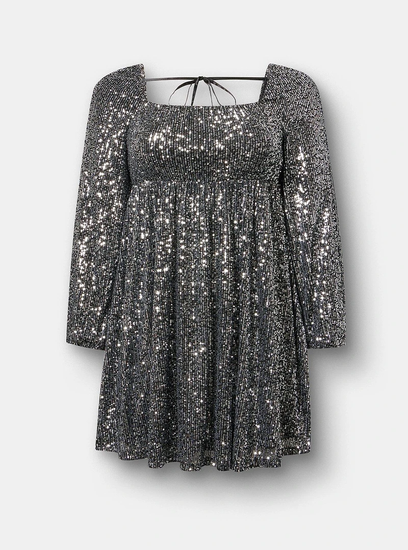 Sequin Mini Dress