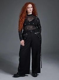 Nightfall Mesh Mock Neck Shirt