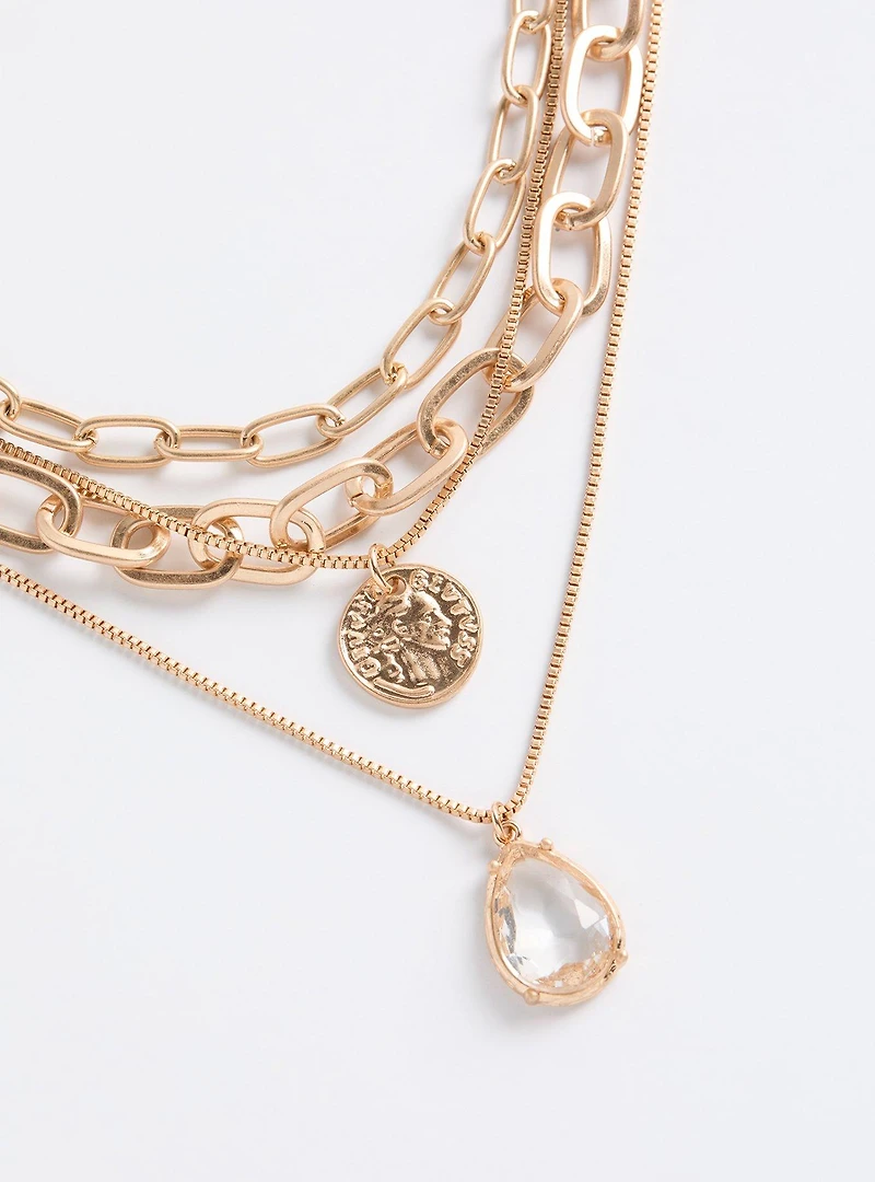 Link Layered Necklace