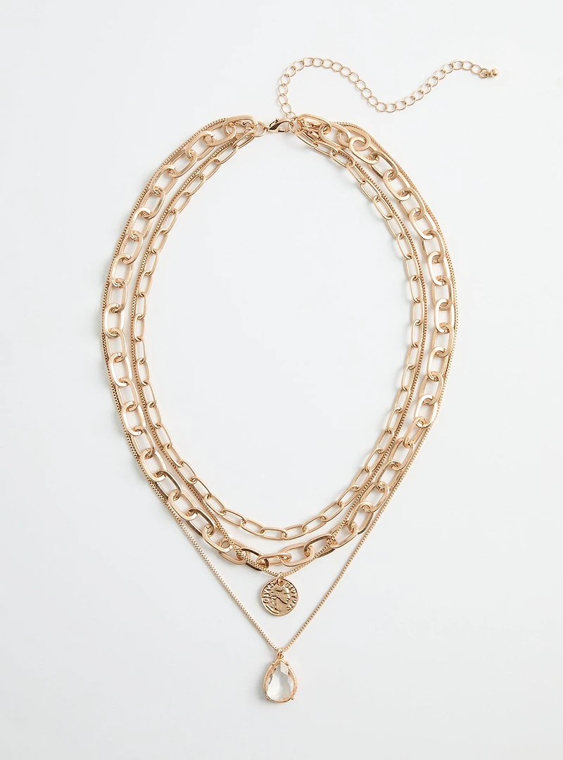 Link Layered Necklace