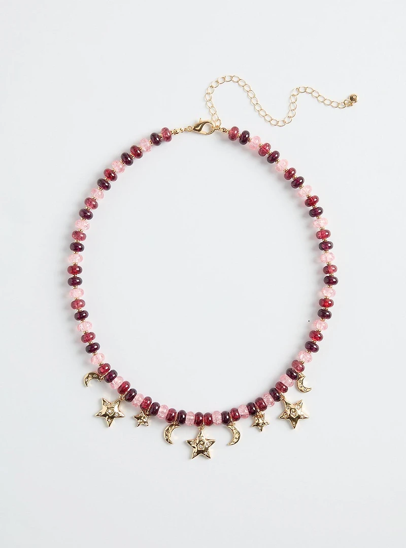 Beaded Celestial Necklace