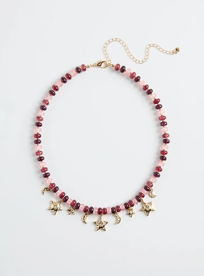 Beaded Celestial Necklace