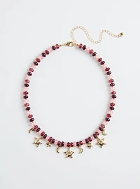 Beaded Celestial Necklace
