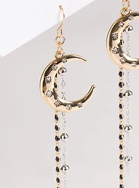Moon Drop Earrings